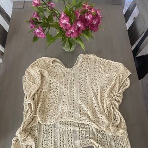 One size- tan beach cover